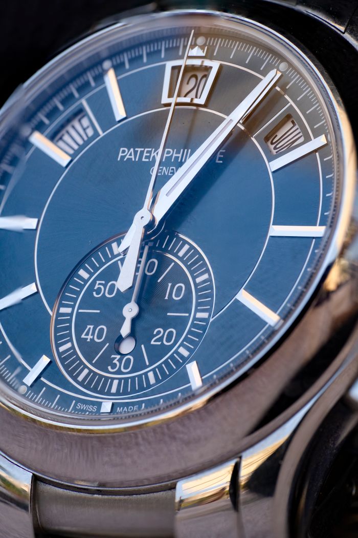 Crafting Captivating Headlines: Your awesome post title goes here Detailed closeup of a luxury watch with a blue dial, capturing fine details and elegance.